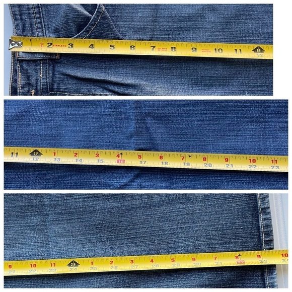 Chicos Platinum Denim Jean Marquis Pencil Skirt Dark Blue Size 0.5 Small 6 - Picture 6 of 10